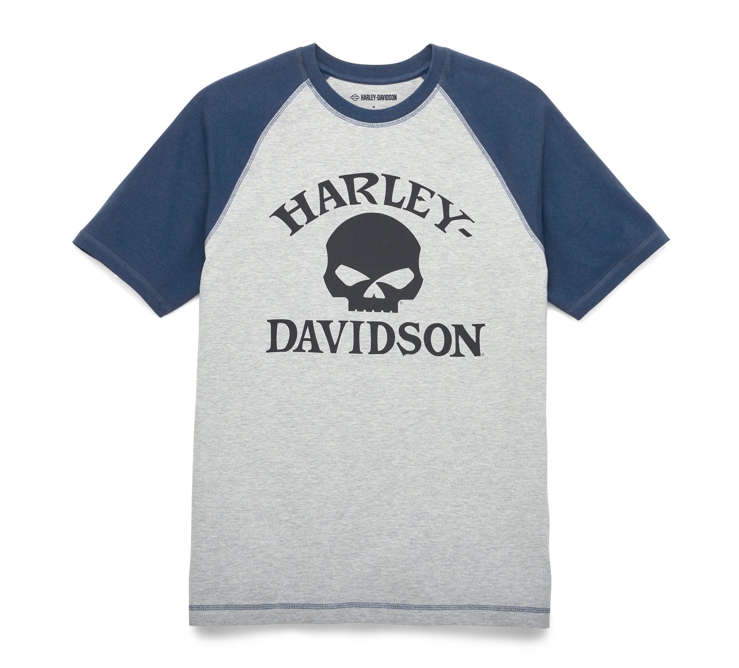 Green/Gray Harley-Davidson Men's Speed Heavy Premium Short Sleeve Henley Tee